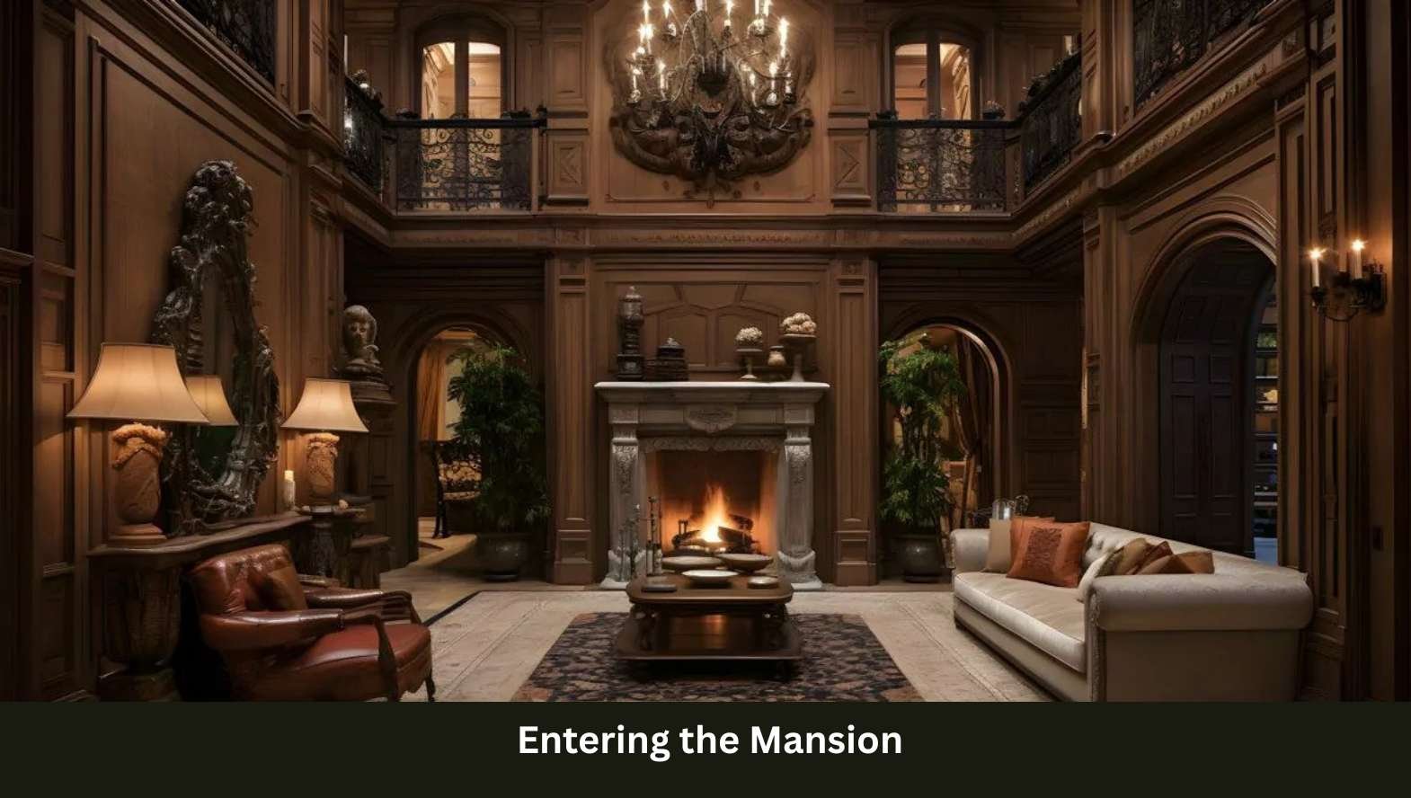 Entering the Mansion