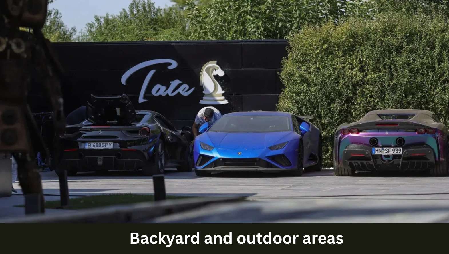 Backyard and outdoor areas