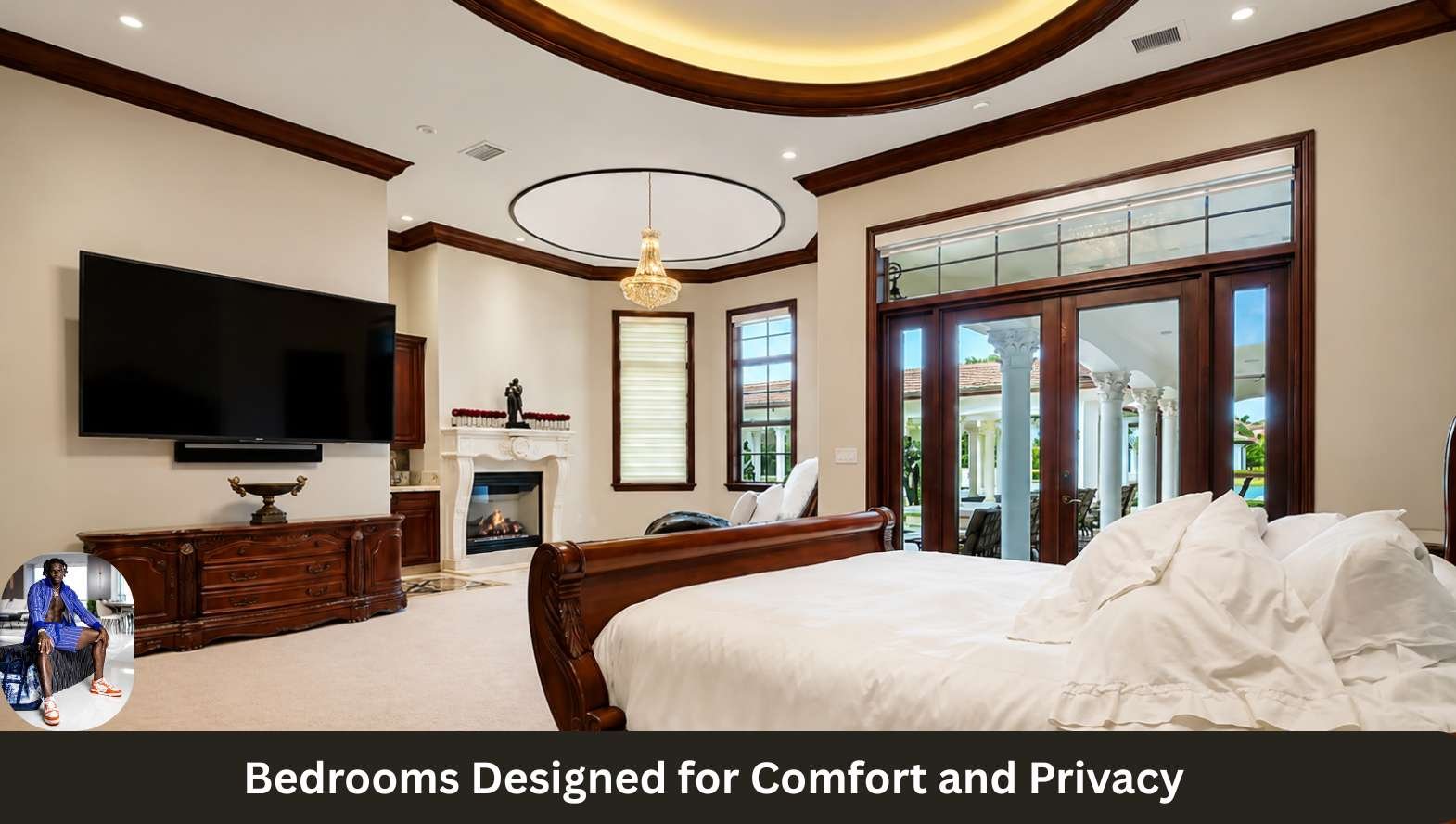 Bedrooms Designed for Comfort and Privacy