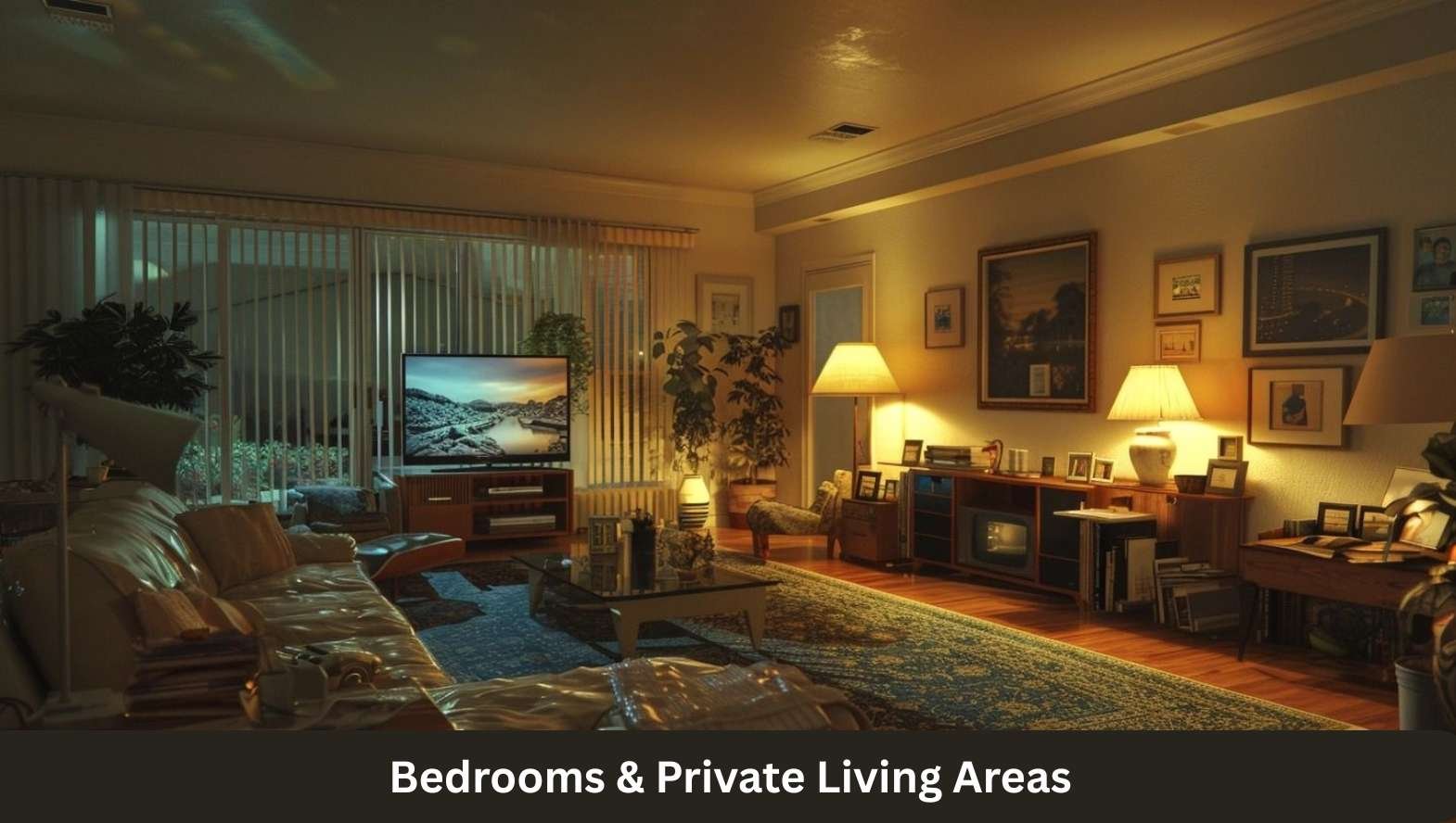 Bedrooms & Private Living Areas