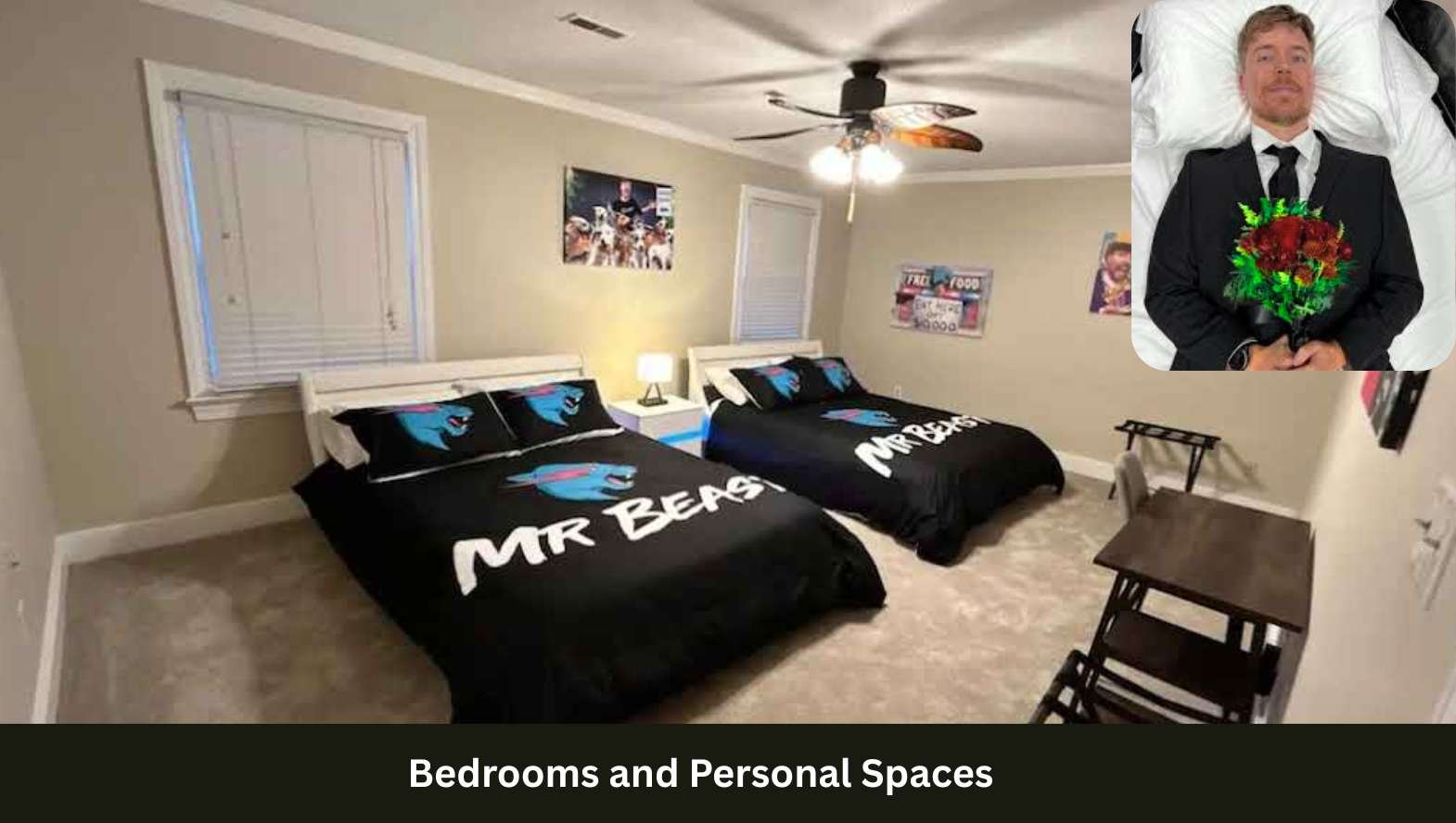 Bedrooms and Personal Spaces.