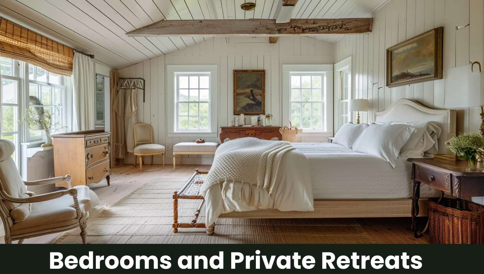 Bedrooms and Private Retreats