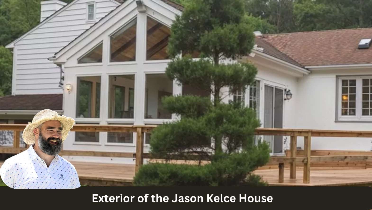Exterior of the Jason Kelce House Exterior of the Jason Kelce House