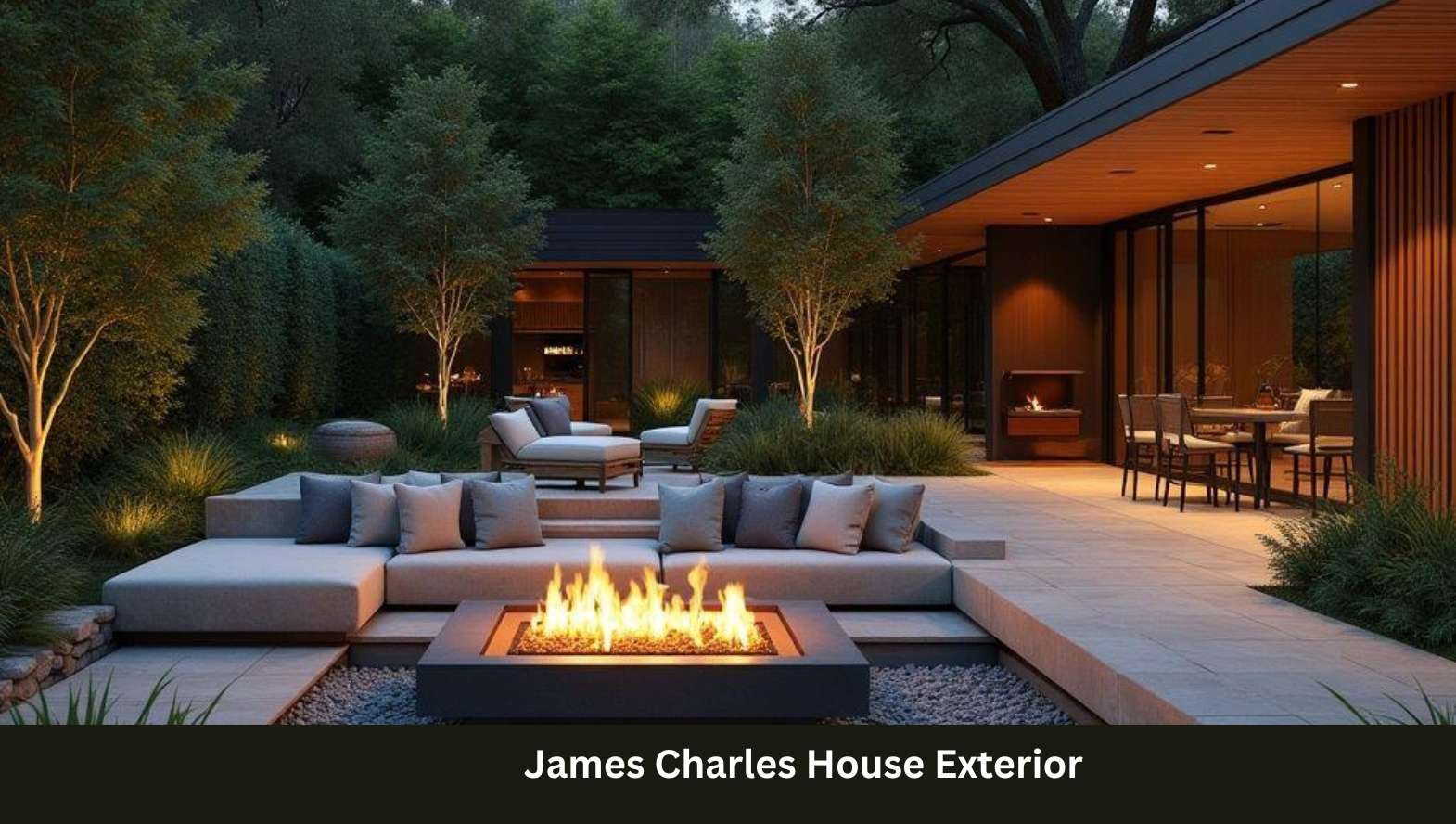 James Charles House Exterior James Charles House Exterior