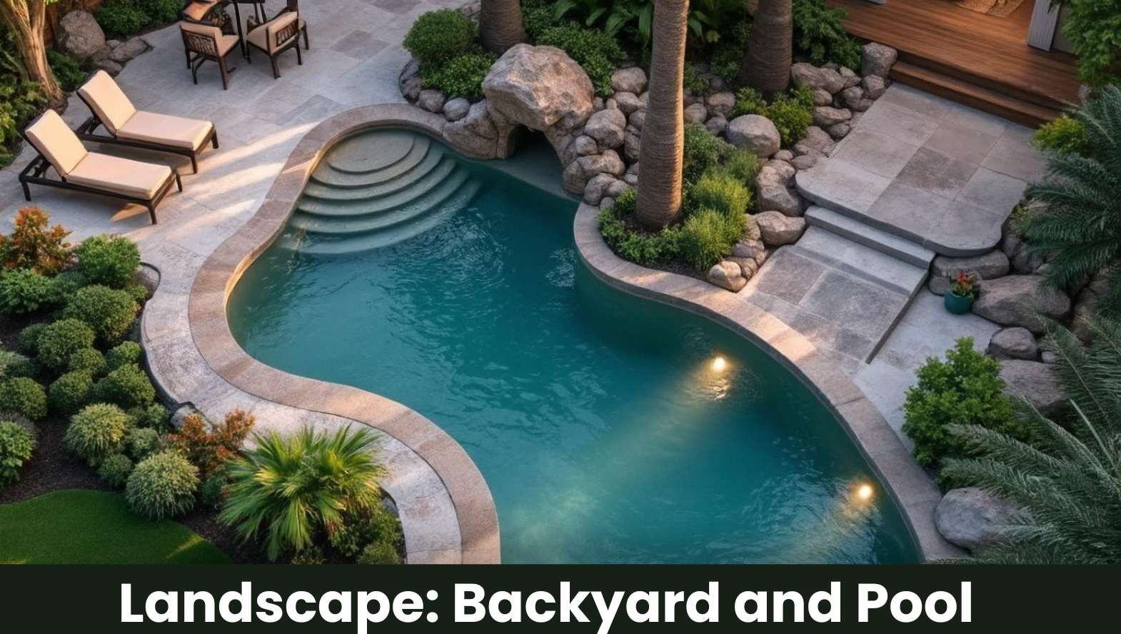 Landscape_ Backyard and Pool