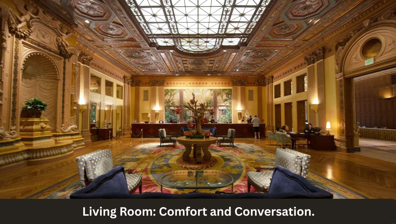 Living Room_ Comfort and Conversation Living Room_ Comfort and Conversation