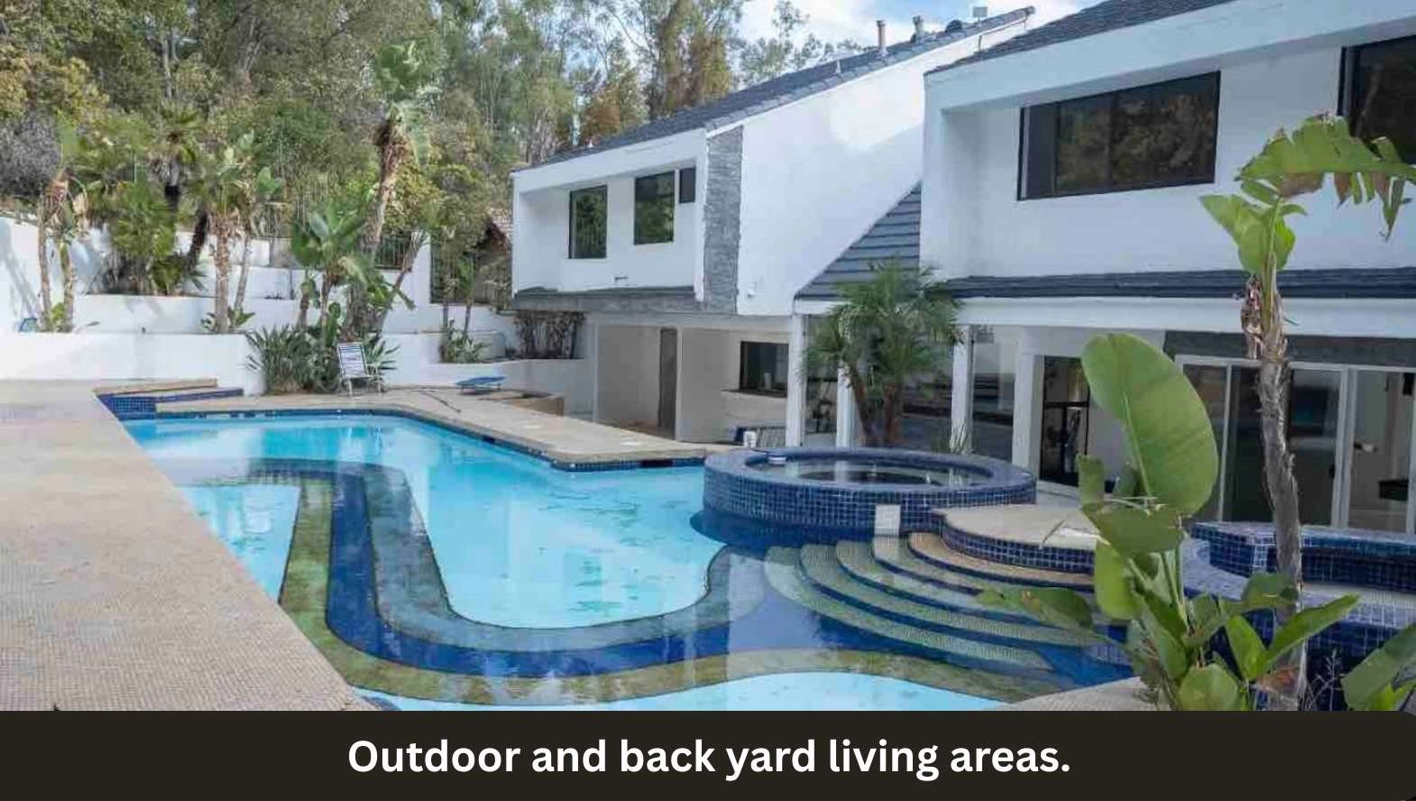 Outdoor and back yard living areas