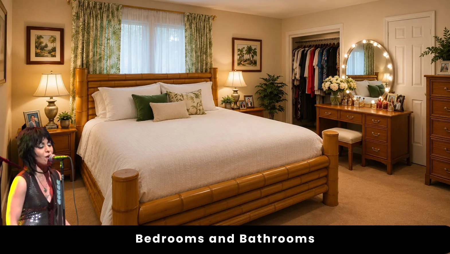 Bedrooms and Bathrooms Bedrooms and Bathrooms