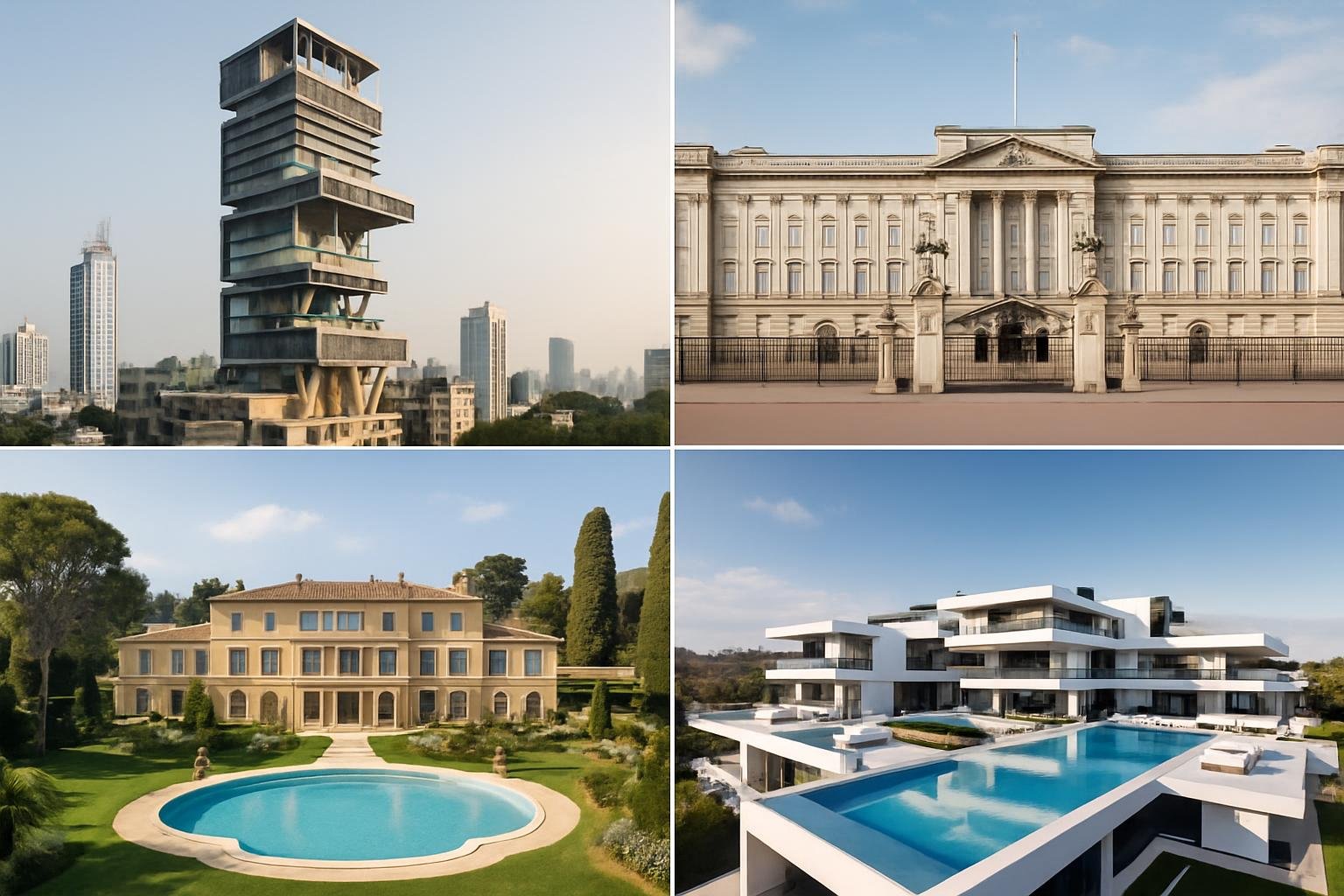 A comparative table showcasing key details of Antilia