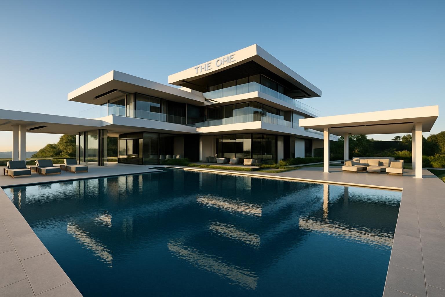 A panoramic view of The One